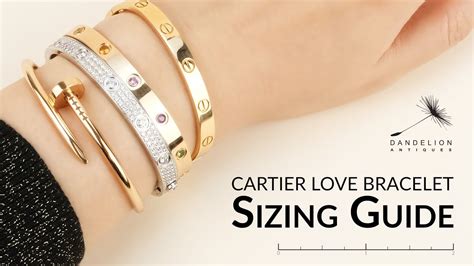 cartier love charity bracelet|cartier love bracelet size chart.